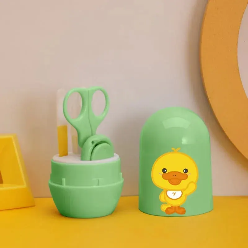 Set ingrijire unghii bebelusi, 4 piese, 0 luni+ - Verde