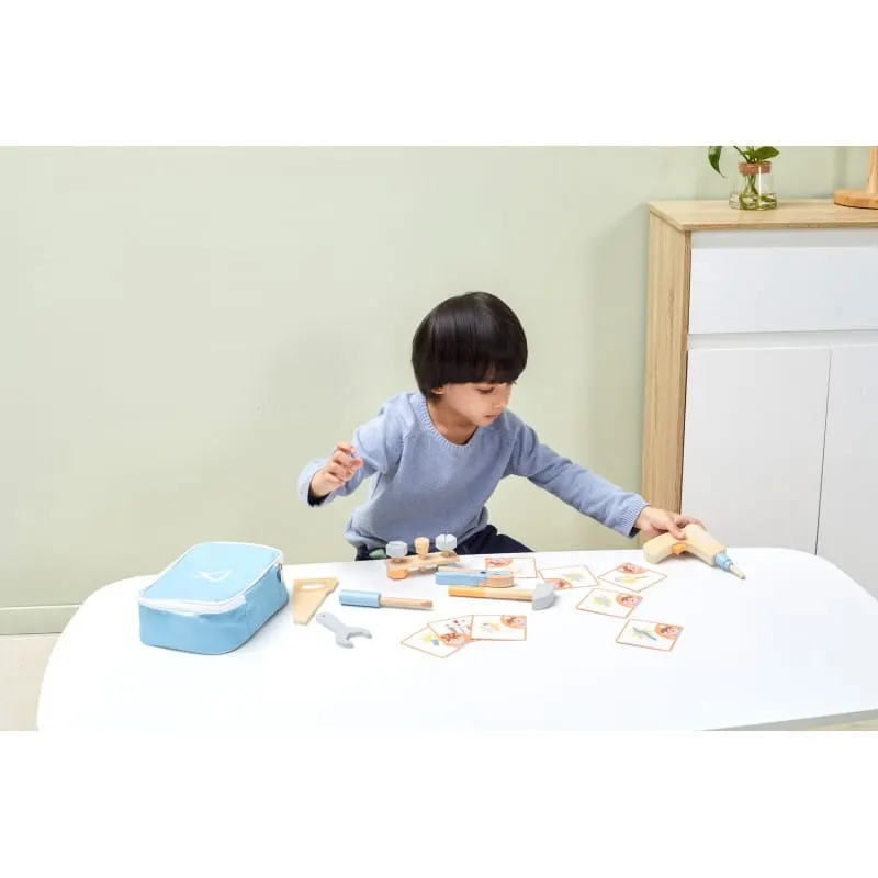 Trusa unelte Viga PolarB, lemn, multicolor KID442049 — imaginea 4