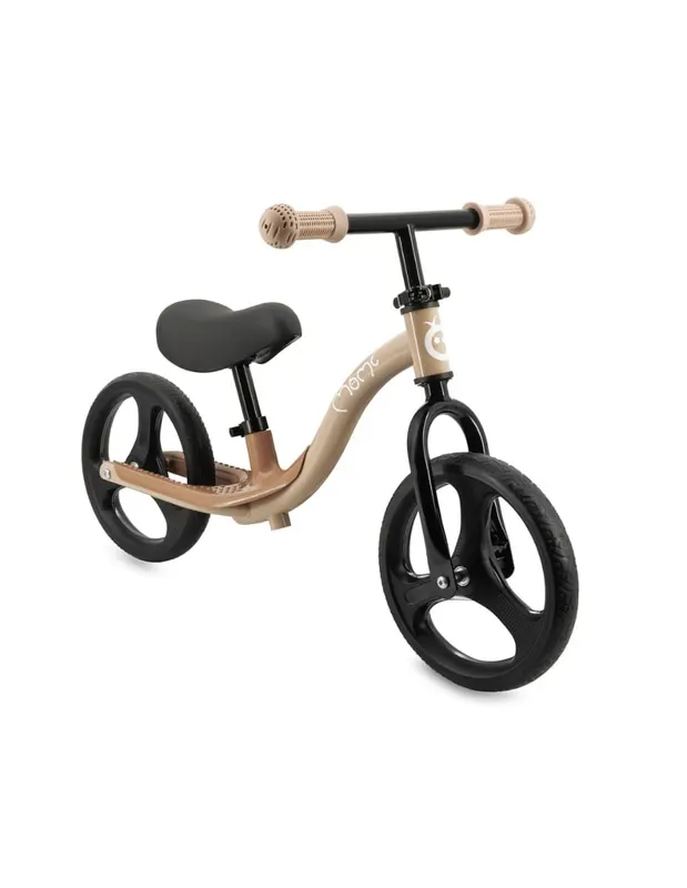 Bicicleta Momi Isoka, roti led, echilibru, fara pedale, bej KID782297