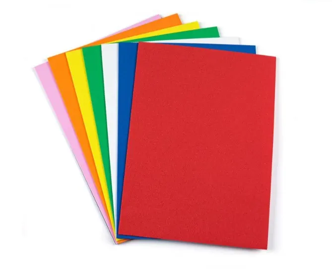 Set 8 coli colorate din spuma pentru activitati crafts