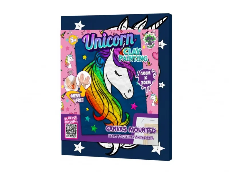 Set Splat Planet modelaj plastilina pe numere ,model Unicorn,+5 ani