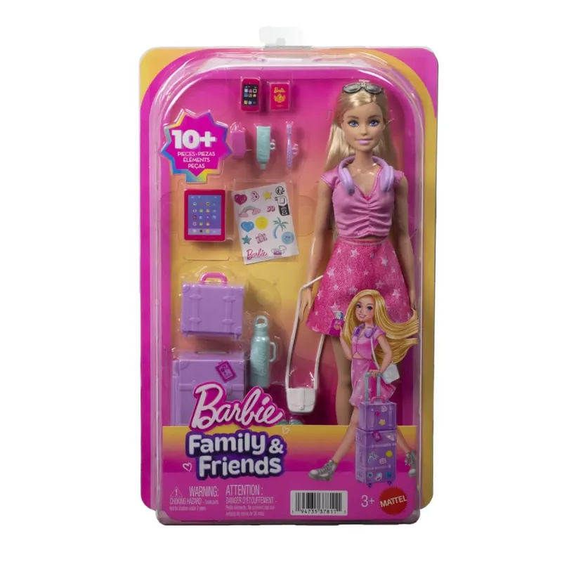BARBIE FAMILY AND FRIENDS SET DE CALATORIE
