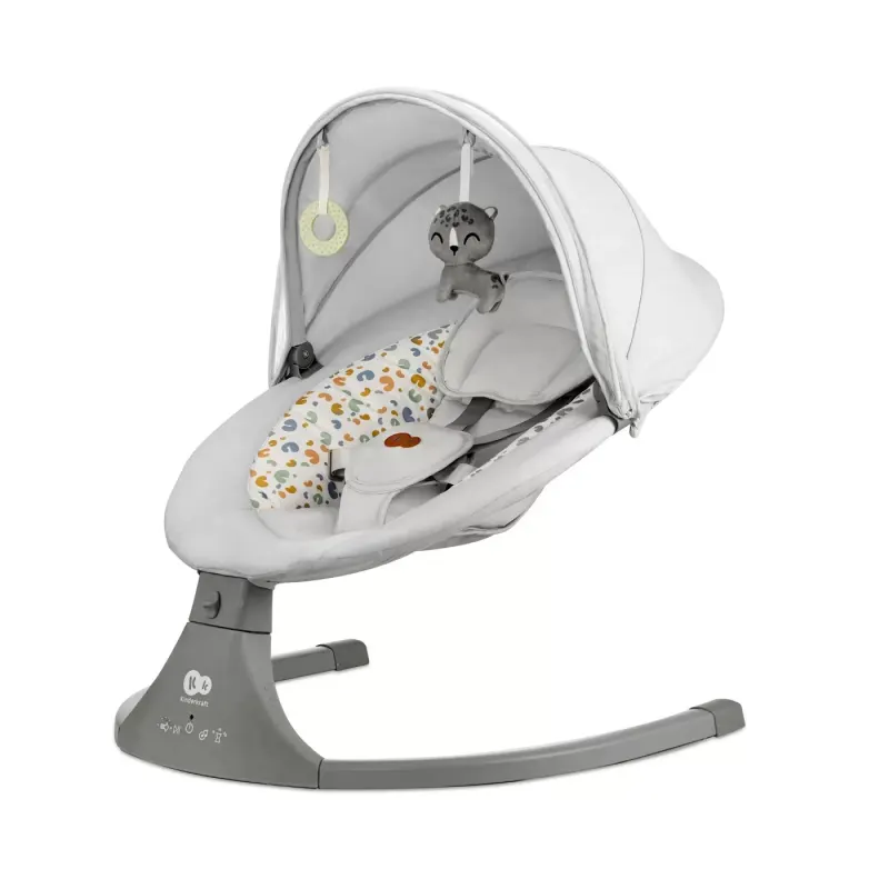 Leangan Kinderkraft Lumi, melodi, gri deschis KID925018
