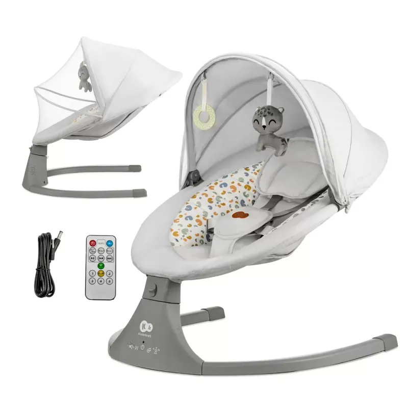 Leangan Kinderkraft Lumi, melodi, gri deschis KID925018 — imaginea 2