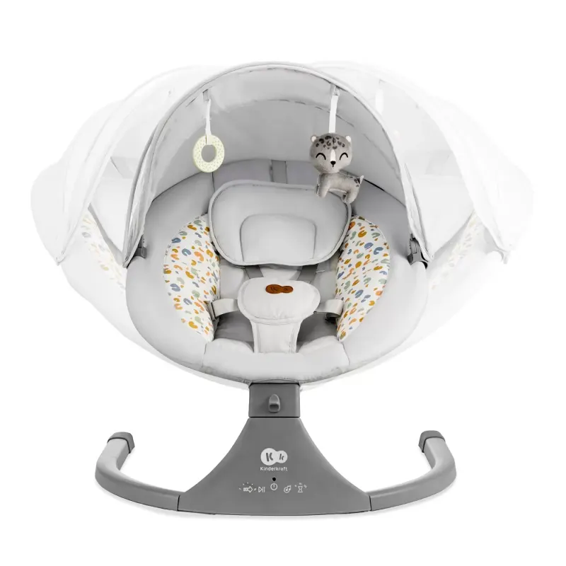 Leangan Kinderkraft Lumi, melodi, gri deschis KID925018 — imaginea 4