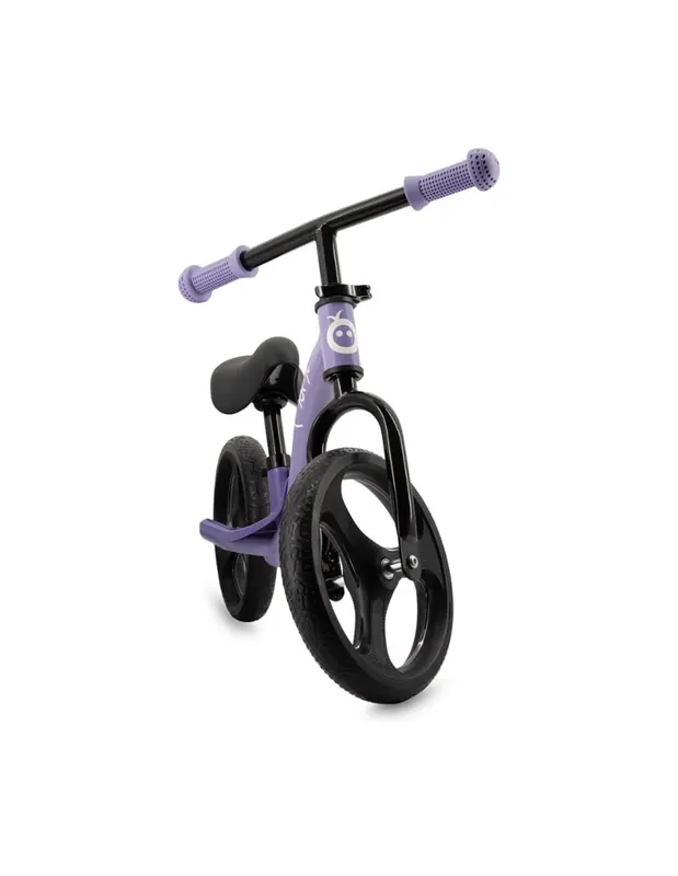 Bicicleta Momi Isoka, roti led, echilibru, fara pedale, mov KID793460 — imaginea 3