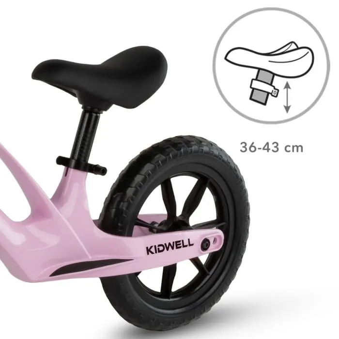 Bicicleta Kidwell Vito, echilibru, fara pedale, cadru magneziu, roz KID705823 — imaginea 4