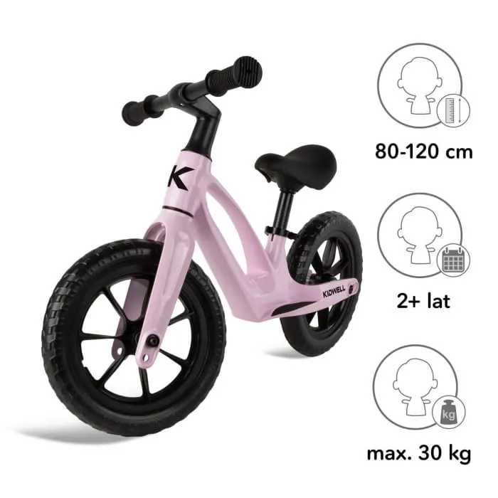 Bicicleta Kidwell Vito, echilibru, fara pedale, cadru magneziu, roz KID705823 — imaginea 5