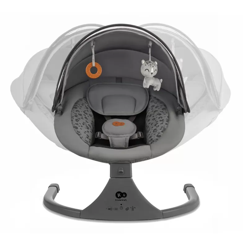 Leangan Kinderkraft Lumi, melodi, gri inchis KID925025 — imaginea 4