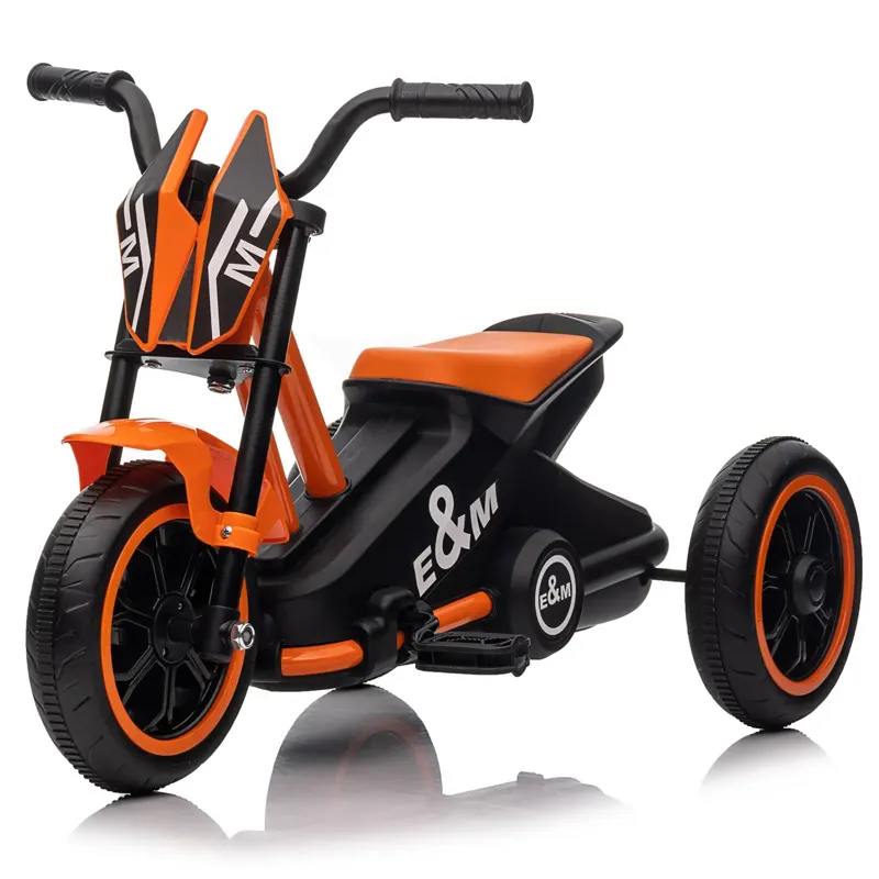 Tricicleta cu pedale pentru copii, G301, cadru metalic, orange