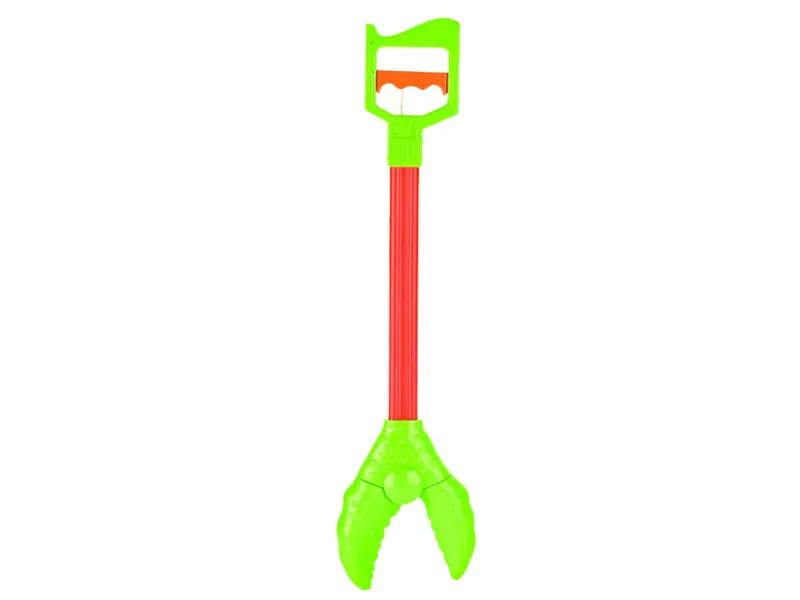 Cleste de Prindere Mecanic, Crab Flexibil, Verde Rosu, 54x12 Cm, + 3 Ani