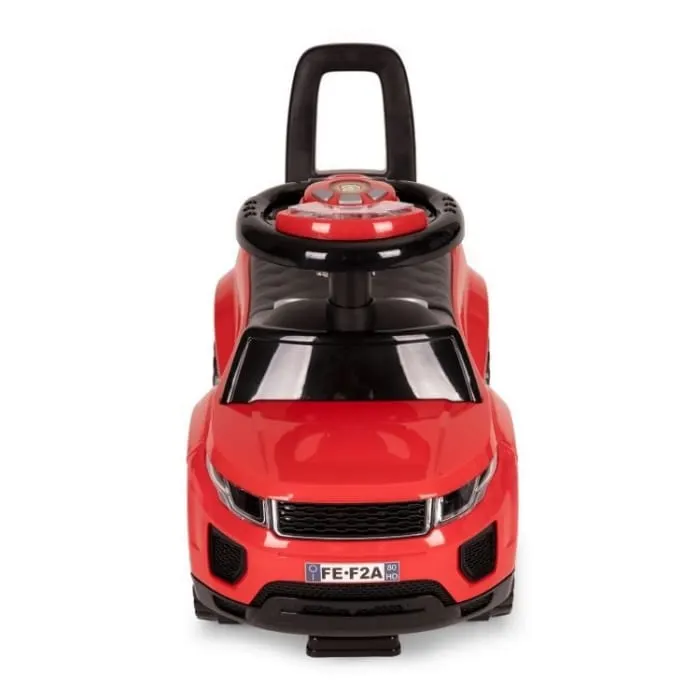 Masinuta de impins Ecotoys 613W, melodi, rosu KID977314 — imaginea 2