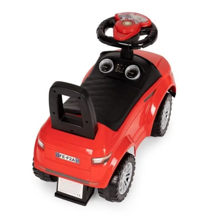 Masinuta de impins Ecotoys 613W, melodi, rosu KID977314 — imaginea 4
