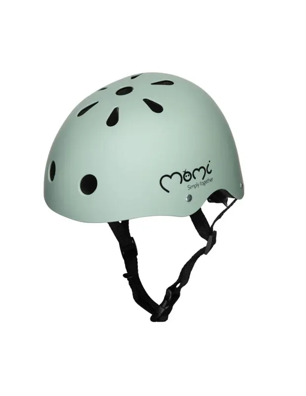 Casca bicicleta copii MoMi Mimi, curele reglabile, orificii aerisire, verde KID050755