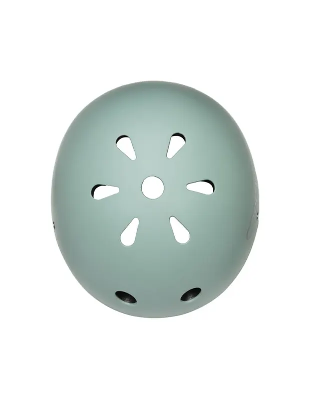 Casca bicicleta copii MoMi Mimi, curele reglabile, orificii aerisire, verde KID050755 — imaginea 3