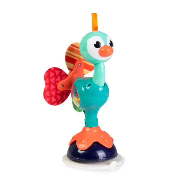 Jucarie Zornaitoare cu Ventuza Hola Toys - Paun