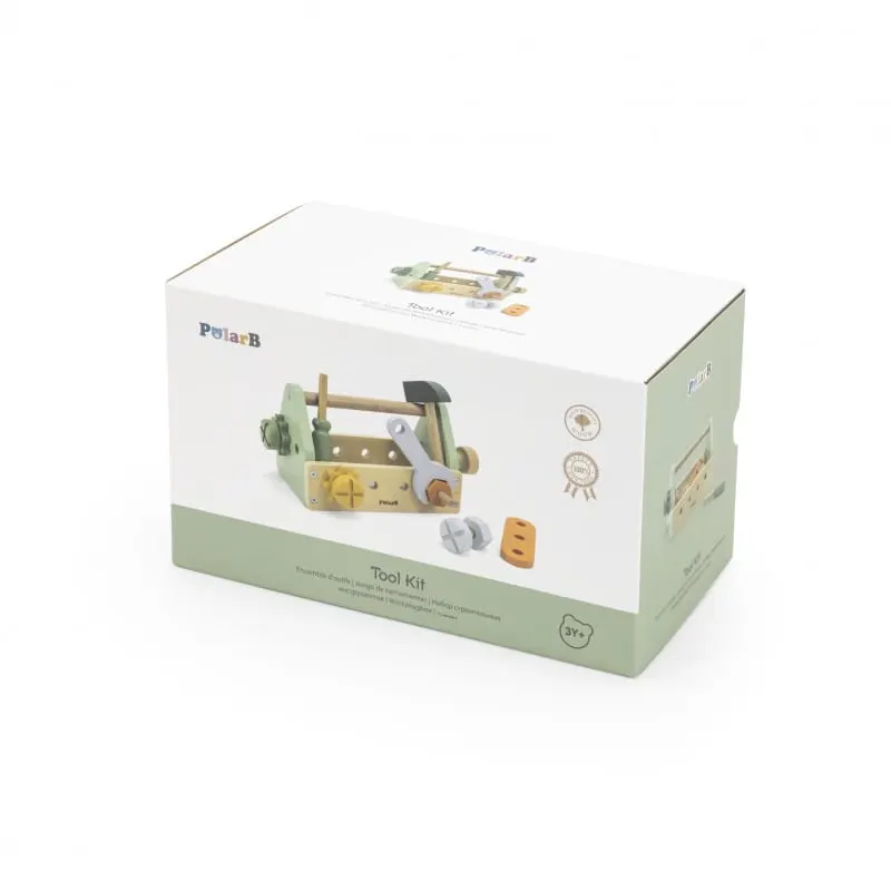 Trusa unelte, Viga PolarB, lemn, verde KID442292 — imaginea 5