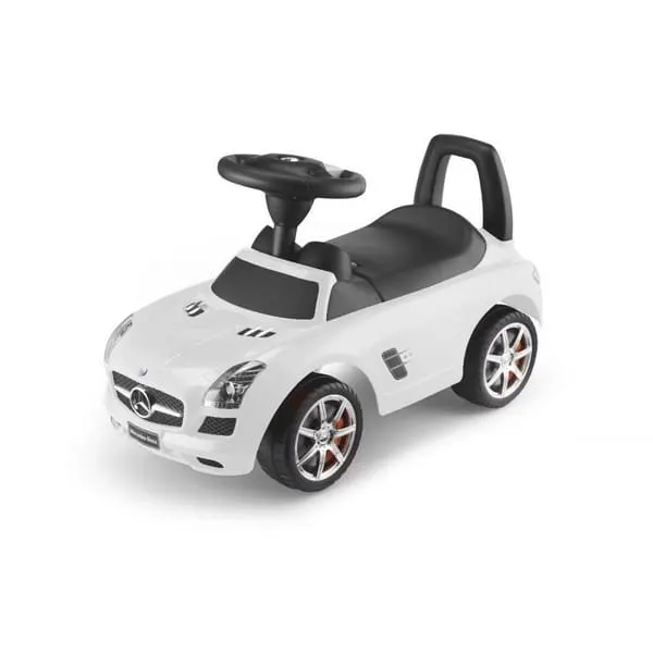 Masinuta de impins Ecotoys, Mercedes Benz SLS AM, alb KID978762