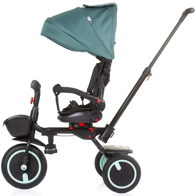 Tricicleta Chipolino Quick Fold, 2 in 1, pliabila, scaun reversibil, verde KID055257 — imaginea 2