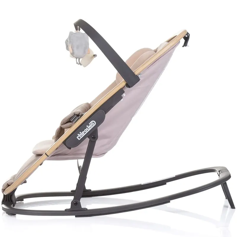 Balansoar Chipolino Senso, pliabil, spatar reglabil, jucarii, bej KID063610 — imaginea 4