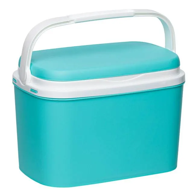 Lada frigorifica izoterm cu maner,6 litri,turcoaz,29x19x20 cm