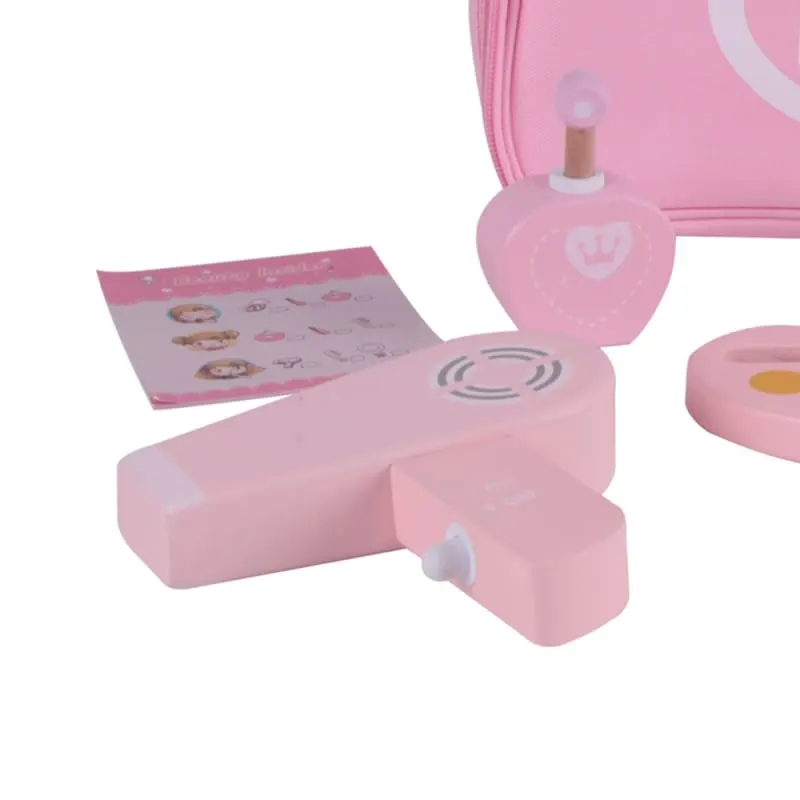 Set de machiaj lemn Classic World, 9 piese KID054402 — imaginea 4
