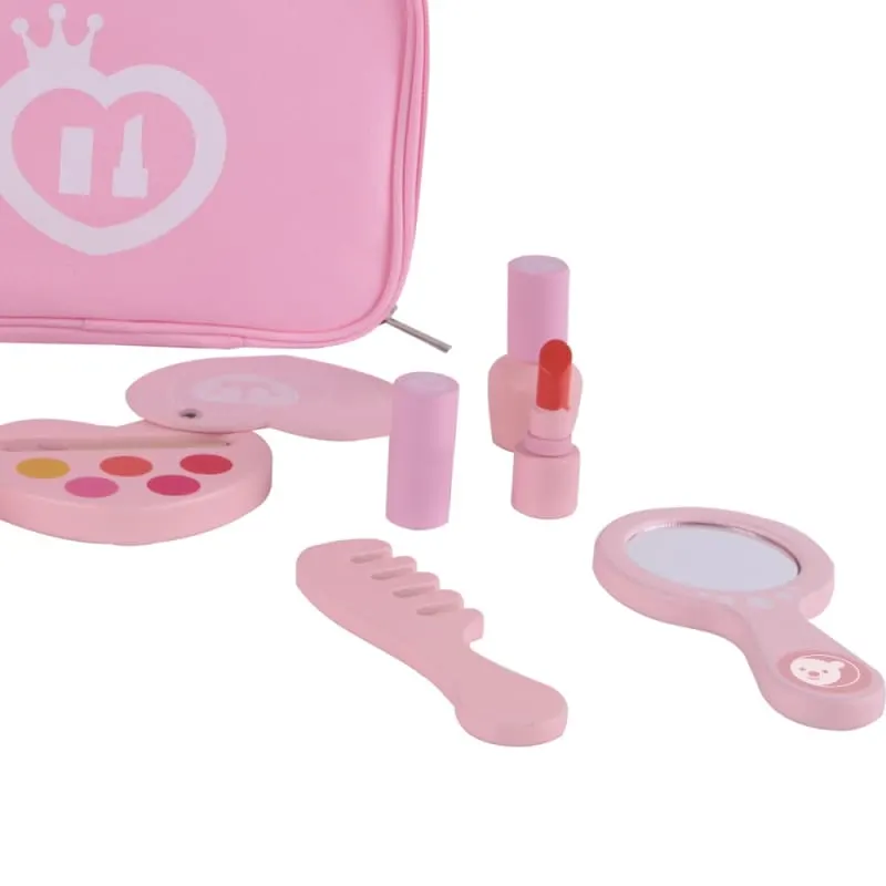 Set de machiaj lemn Classic World, 9 piese KID054402 — imaginea 5