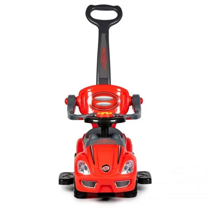 Masinuta de impins Ecotoys, 3 in 1, rosu KID978786 — imaginea 4