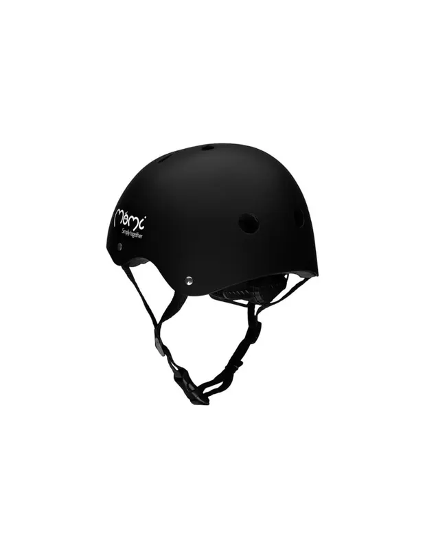 Casca bicicleta copii MoMi Mimi, curele reglabile, orificii aerisire, negru KID097996 — imaginea 2