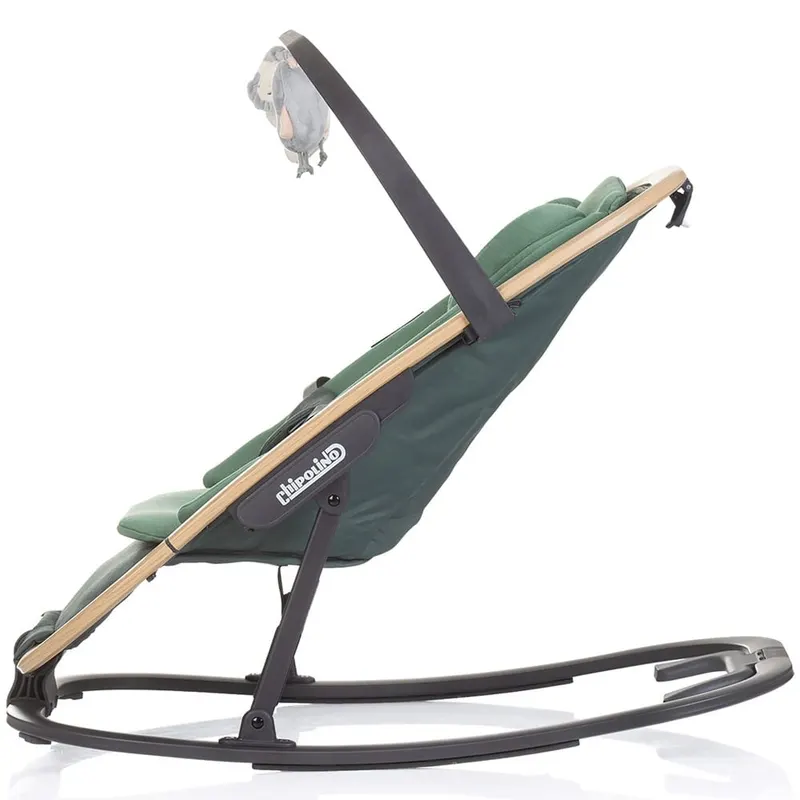 Balansoar Chipolino Senso, pliabil, spatar reglabil, jucarii, verde KID063627 — imaginea 2