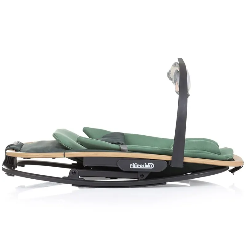 Balansoar Chipolino Senso, pliabil, spatar reglabil, jucarii, verde KID063627 — imaginea 5