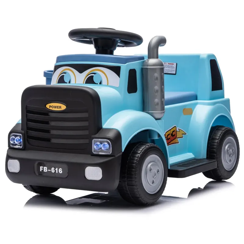 Camion electric pentru copii, Lightning 33, 30W, 6V, albastru
