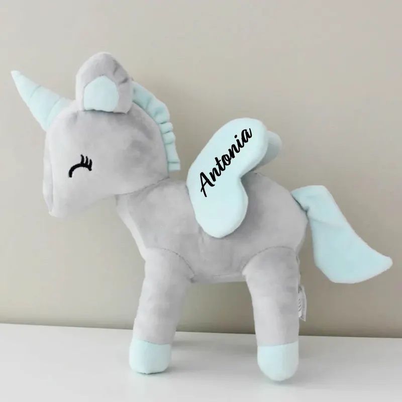 Jucarie de plus Unicorn Gri
