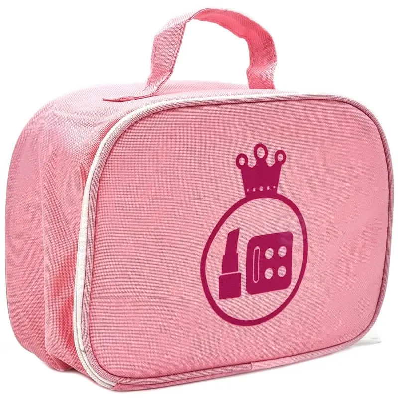 Set de machiaj lemn Tooky Toy, 10 piese, roz KID370581 — imaginea 5