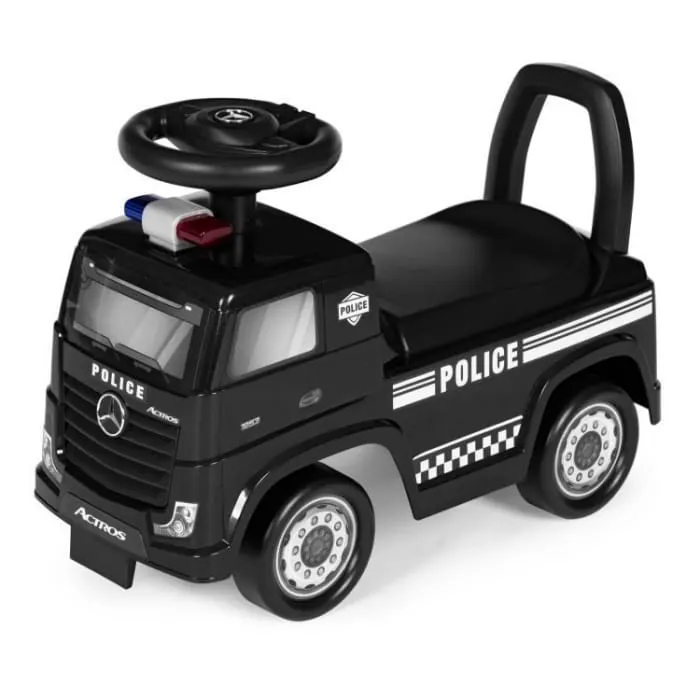 Masinuta de impins Ecotoys, Mercedes Benz Politie, negru KID002047 — imaginea 3