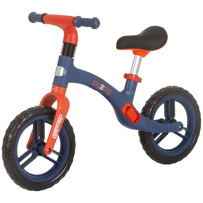 Bicicleta Chipolino Zig Zag, echilibru, fara pedale, albastru/rosu KID060190