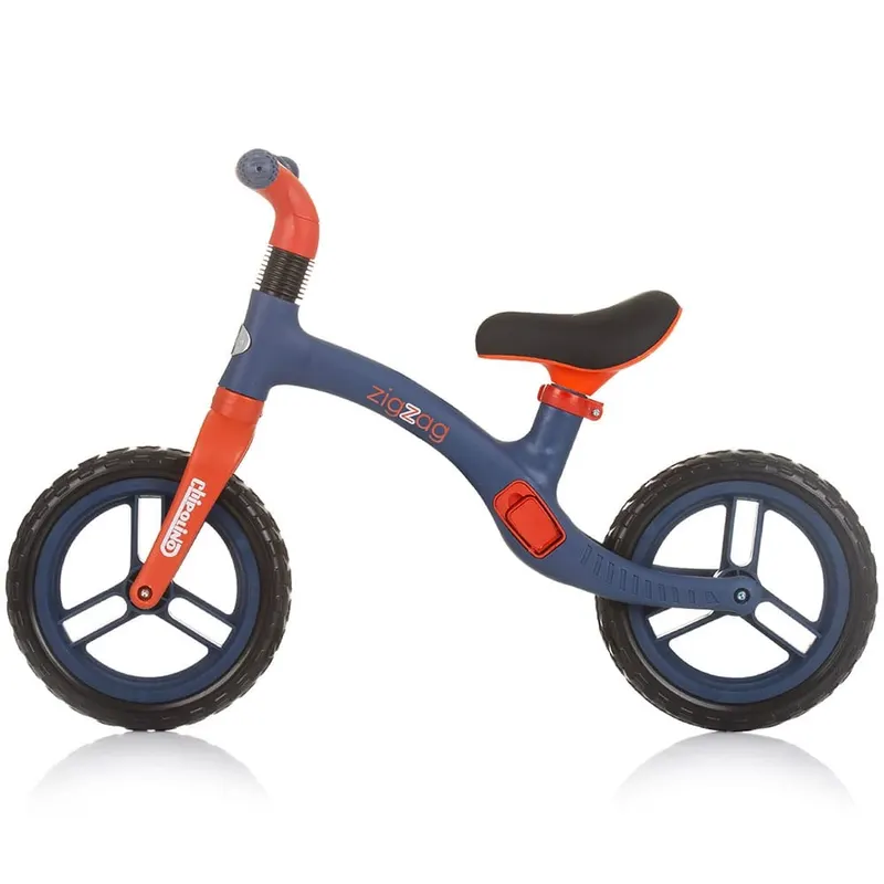 Bicicleta Chipolino Zig Zag, echilibru, fara pedale, albastru/rosu KID060190 — imaginea 2