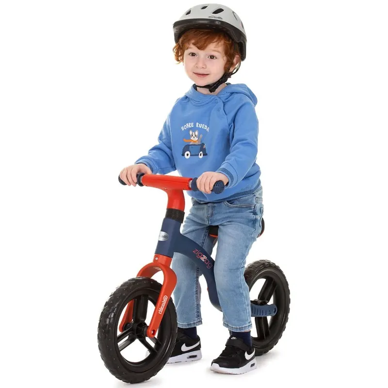 Bicicleta Chipolino Zig Zag, echilibru, fara pedale, albastru/rosu KID060190 — imaginea 4