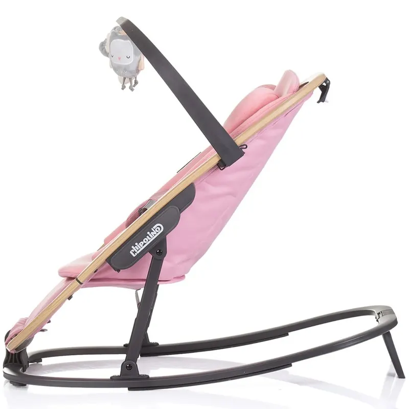 Balansoar Chipolino Senso, pliabil, spatar reglabil, jucarii, roz KID063634 — imaginea 4