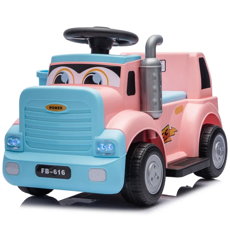 Camion electric pentru copii, Lightning 33, 30W, 6V, roz