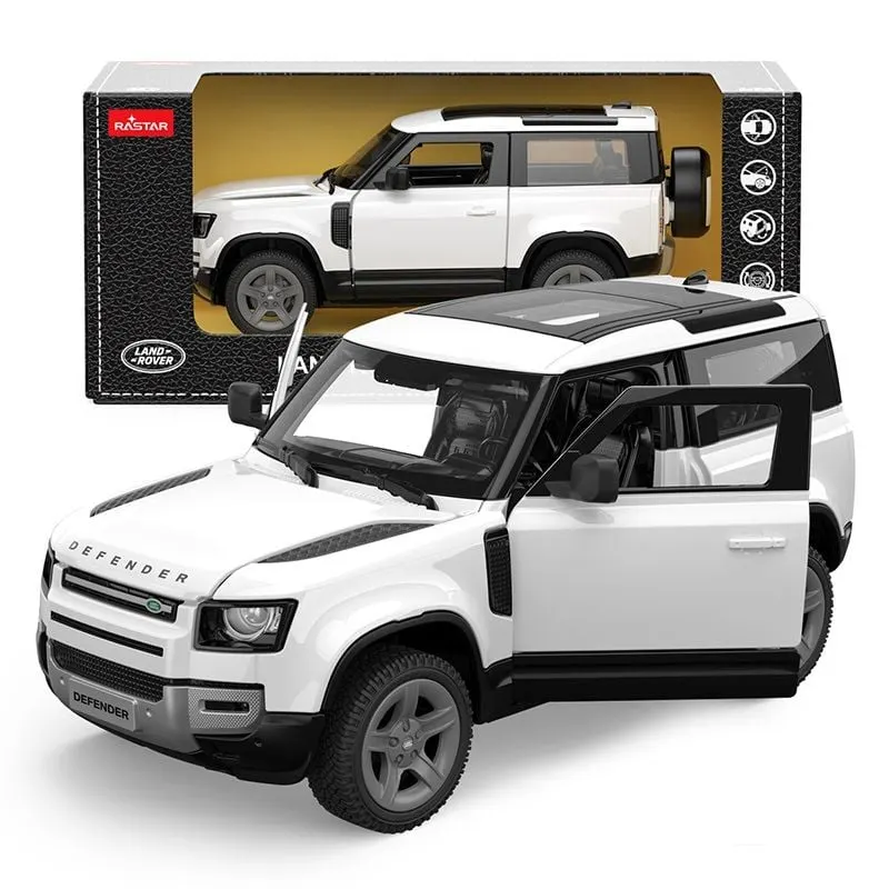 MASINUTA METALICA LAND ROVER DEFENDER 90 ALB SCARA 1 LA 24