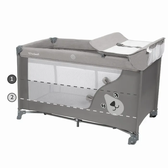 Patut pliabil Kidwell Blissy, 3 in 1, gri KID092284 — imaginea 2