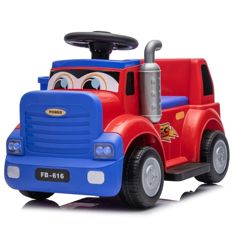 Camion electric pentru copii, Lightning 33, 30W, 6V, rosu