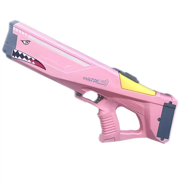 Pistol cu Apa Electric, Distanta Tragere 12m, Rezervor 550ml, Acumulator cu Incarcare USB, Roz, 45.3x28x17.3 Cm, + 3 Ani