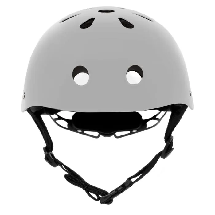 Casca bicicleta copii Kidwell Orix II, curele reglabile, orificii aerisire, gri KID099023 — imaginea 2