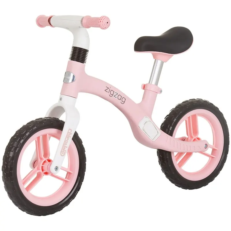Bicicleta Chipolino Zig Zag, echilibru, fara pedale, roz KID060237