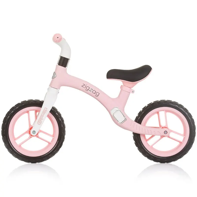 Bicicleta Chipolino Zig Zag, echilibru, fara pedale, roz KID060237 — imaginea 2