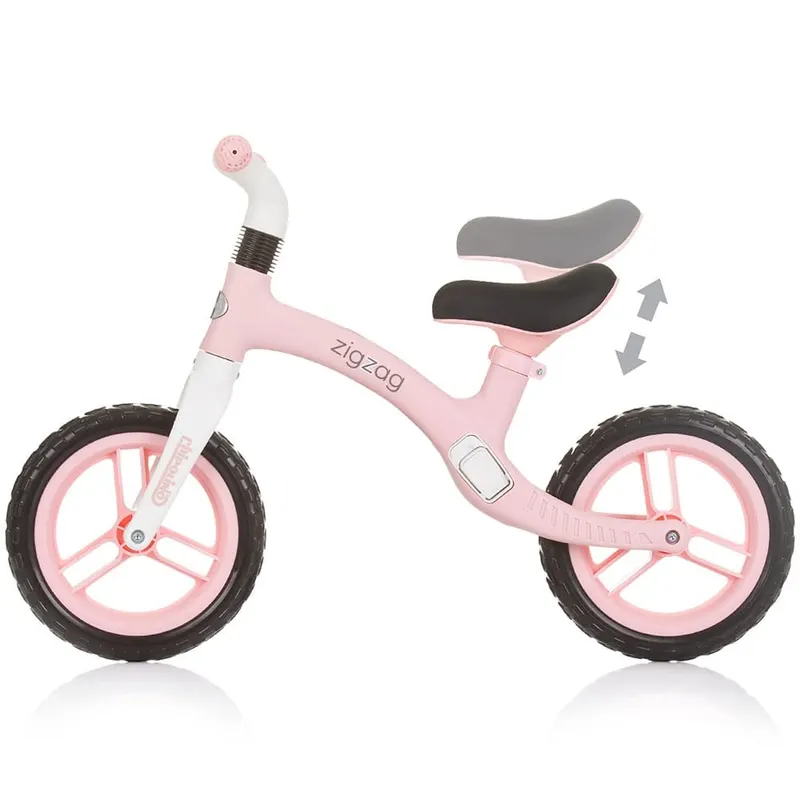 Bicicleta Chipolino Zig Zag, echilibru, fara pedale, roz KID060237 — imaginea 3