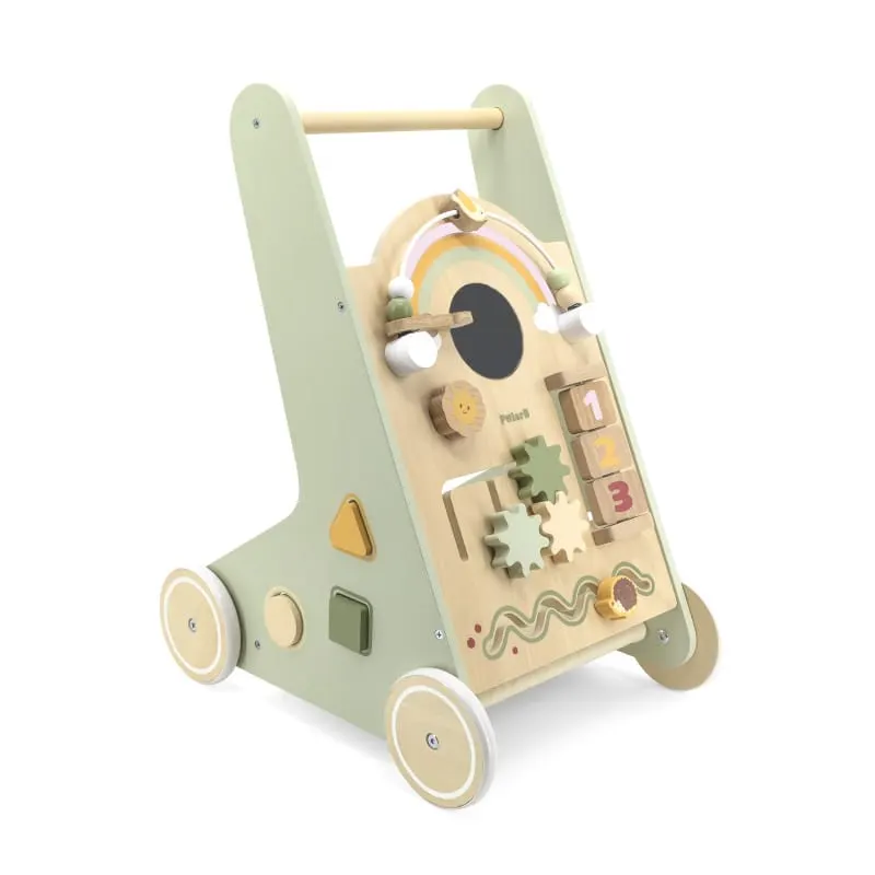 Antemergator Viga PolarB, lemn, activitati Montessori, verde KID442261 — imaginea 2
