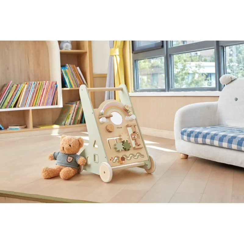 Antemergator Viga PolarB, lemn, activitati Montessori, verde KID442261 — imaginea 5